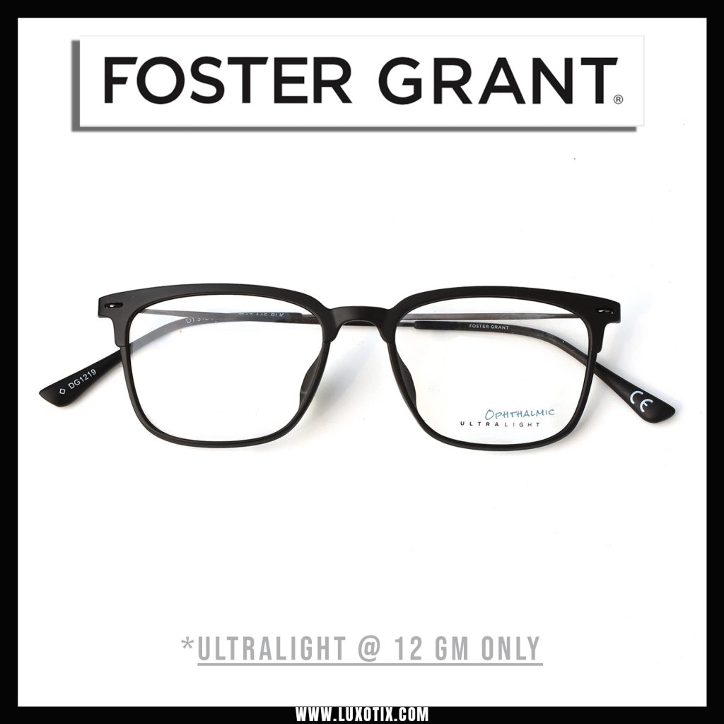 Foster Color Frame Foster Grant ULTRA-Light Eyeglasses OT 312 0203 BLK - Luxotix