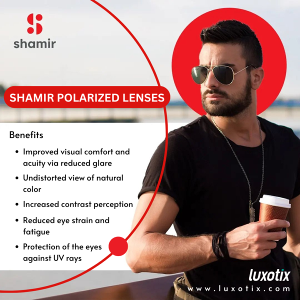 Shamir Single Vision Polarized Lenses