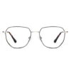 Vincent Chase VC E13634 C1 Golden Metal Geometric Eyeglasses