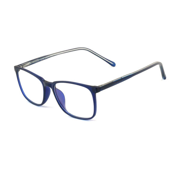 Life Line 8023 Matte Blue Rectangle Eyeglasses
