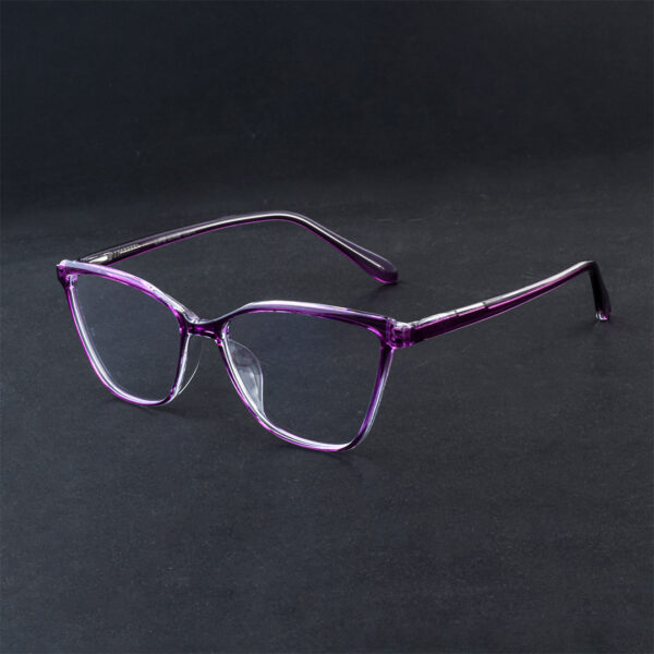 Life Line 8041 Purple Transparent Eyeglasses For Women