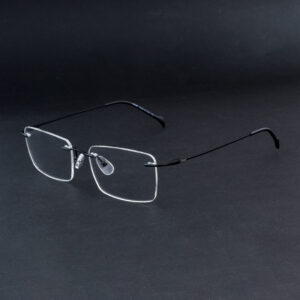 Stylish Black Rimless Eyewear OLD7430 C01
