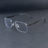 Stylish Metal Rimless Eyeglasses OLD7342 C4