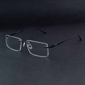Stylish Metal Rimless Eyeglasses OLD1922M C1