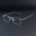 Stylish Golden Rimless Eyeglasses OLD1922M C2