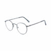 Round Black Metal OPH 306 03 Eyeglasses