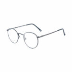 Round Black Metal OPH 306 03 Eyeglasses