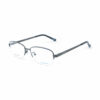 Half Rim Metal Rectangle OPH SC 205 03 Gun Eyeglasses