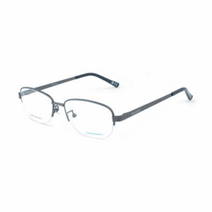 Half Rim Metal Rectangle OPH SC 205 03 Gun Eyeglasses