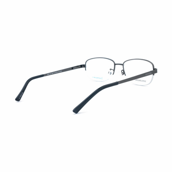 Half Rim Metal Rectangle OPH SC 205 03 Gun Eyeglasses