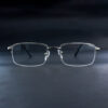 OPH SC 308 1212 Half Rim Silver Eyeglasses