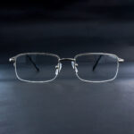 OPH SC 308 1212 Half Rim Silver Eyeglasses