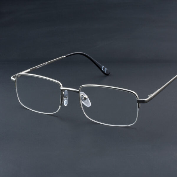 OPH SC 308 1212 Half Rim Silver Eyeglasses