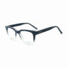 OPH SC 356 0216 Stylish Black and White Shaded Eyeglasses