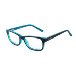 OPH 200 0205 BLK Stylish Rectangle Eyeglasses