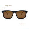 Brown Stylish Sunglasses LS 5660