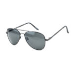 Stylish Gunmetal Aviator 106 03 POL Sunglasses