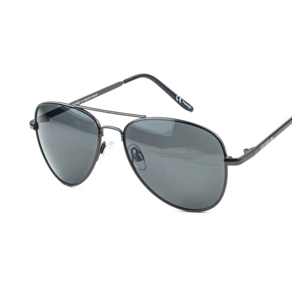 Stylish Gunmetal Aviator 106 03 POL Sunglasses