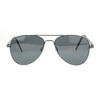 Stylish Gunmetal Aviator 106 03 POL Sunglasses