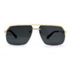 Ultralight Golden Metal Stylish Polarized Sunglasses