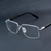 Stylish Metal Half Rim 12910J Col.02 Eyeglasses For Men