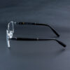 Stylish Metal Half Rim 12910J Col.02 Eyeglasses For Men