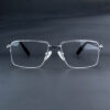 Stylish Metal Half Rim 12910J Col.02 Eyeglasses For Men