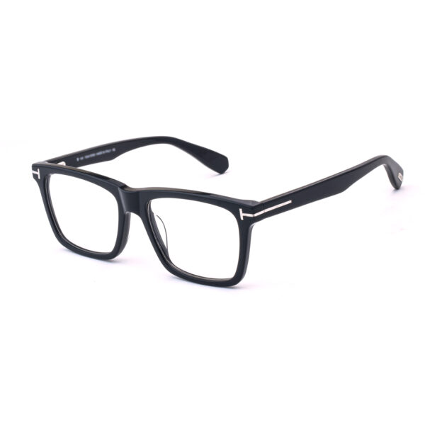 Stylish Black Square FT8031 C01D Eyeglasses