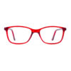 Foster Grant OPH 207 07 Red Rectangle Eyeglasses