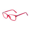 Foster Grant OPH 207 07 Red Rectangle Eyeglasses For Women