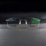 Stylish Black Rimless 98002 C2 Eyeglasses