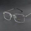 Stylish Black Rimless 98002 C2 Eyeglasses