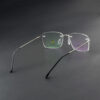 Stylish Black Rimless 98002 C2 Eyeglasses