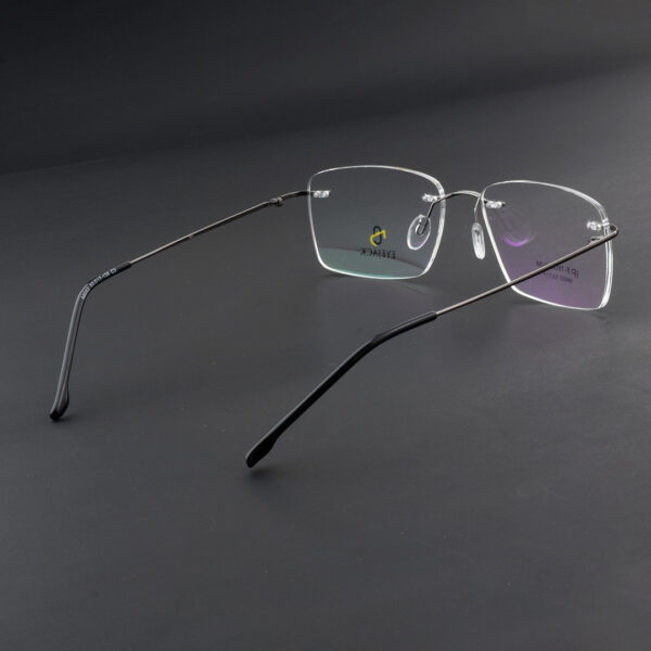 Stylish Black Rimless 98002 C3 Eyeglasses