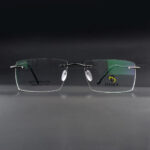 Stylish Black Rimless 98003 C3 Eyeglasses