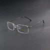 Stylish Black Rimless 98003 C3 Eyeglasses