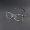 Stylish Black Rimless 98003 C3 Eyeglasses