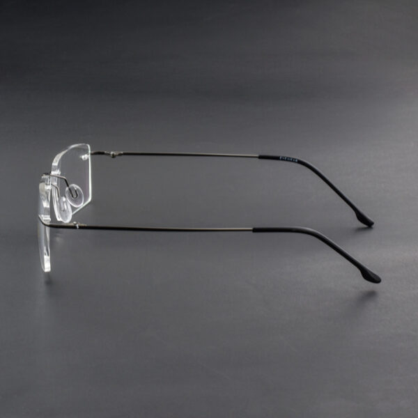 Stylish Black Rimless 98003 C3 Eyeglasses