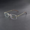 Stylish Golden Rimless 98008 Eyeglasses