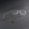 Stylish Golden Rimless 98008 Eyeglasses