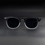 Stylish Black & White Sunglasses SUN 308 02 BLK