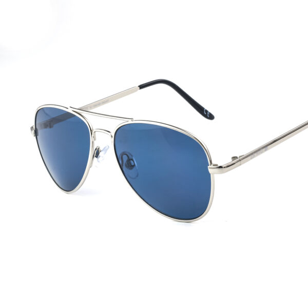 Foster Grant Stylish Aviator 106 1212 Silver Sunglasses