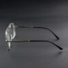 MSARKTI 31002 Bold Transparent Metal Eyeglasses For Men