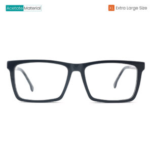 Black Extra Large Eyeglasses SQ1006 C1