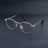 OPH 314 0909 GLD Round Eyeglasses