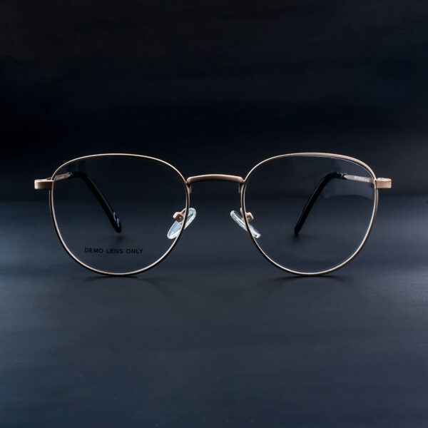 OPH 314 0909 GLD Round Eyeglasses