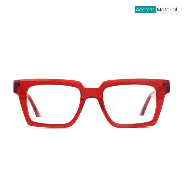 Red Bold Eyeglasses SQ1011 C4