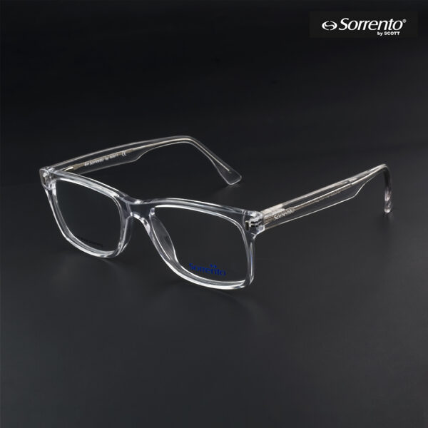 Sorrento SR 898 C7 Rectangle Crystal White Eyeglasses