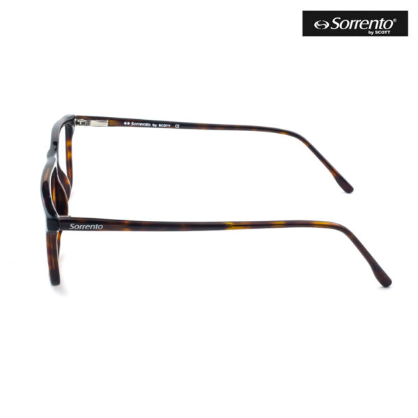 Sorrento SR 909 C2 Durable Brown Rectangle Eyeglasses