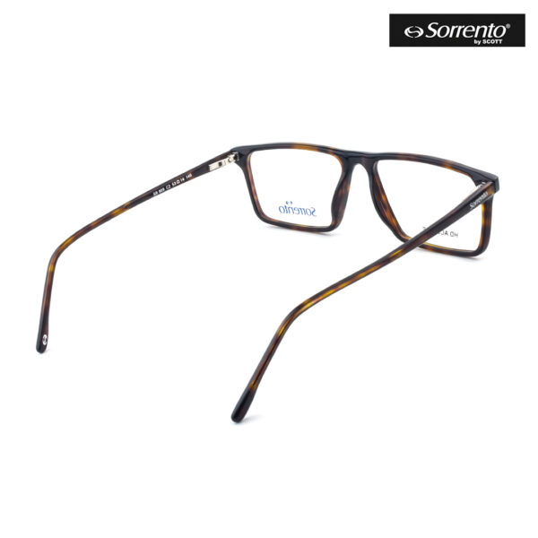 Sorrento SR 909 C2 Durable Brown Rectangle Eyeglasses